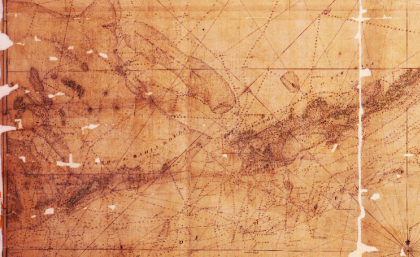 Nautical chart from the Florida Keys, 1775